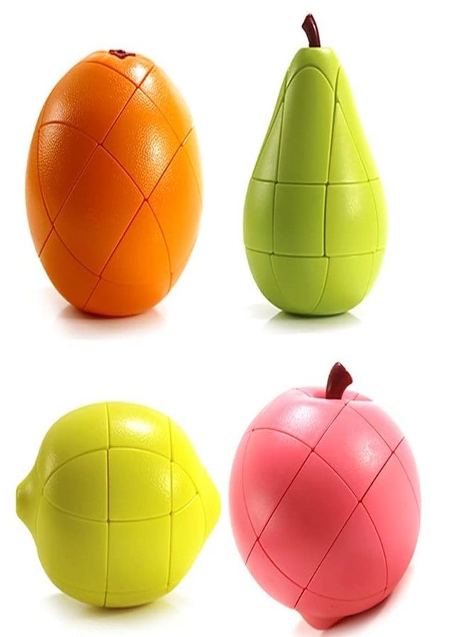 كيديتوس مكعبات كيديتوس السحرية بالفواكه: ليمون + إجاص + خوخ + برتقال، لعبة ألغاز مكعبات، ألعاب مسلية للأطفال، مجموعة من 4 مكعبات لتنمية الذكاء - Image 5